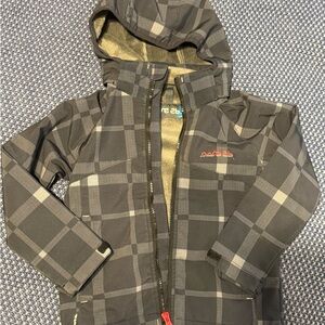 Plaid Hooded Jacket